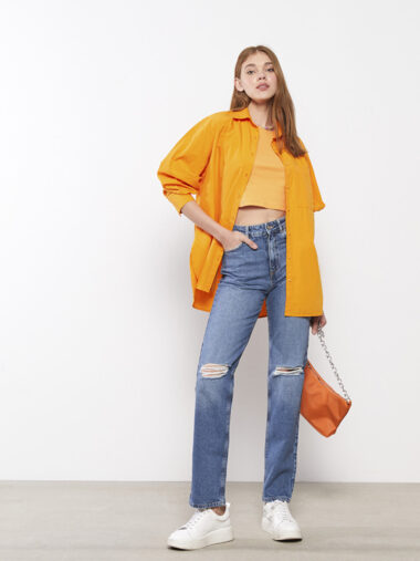 جین  زنانه راسته  LCW Jeans  ال سی وایکیکی