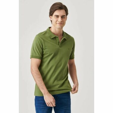 تی شرت  مردانه  یقه پولو Wrangler 119-W211837-2 ال سی وایکیکی