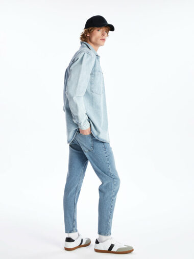 جین  مردانه شل  LCW Jeans S4L530Z8 ال سی وایکیکی