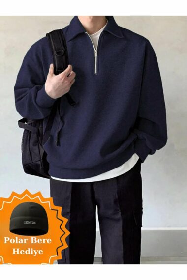 سویشرت آستین بلند مردانه اور سایز یقه پولو GENIUS STORE OVERSIZE-SWEATSHIRT ال سی وایکیکی