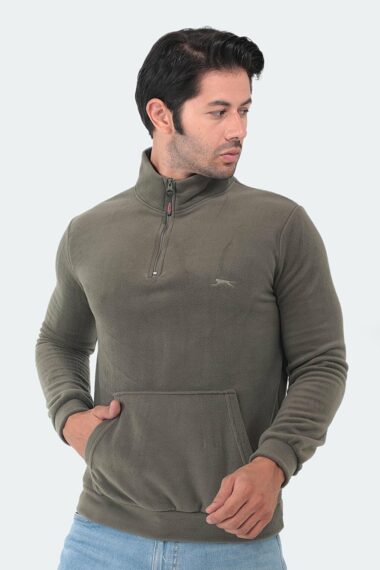 سویشرت زبپ دار  مردانه   SLAZENGER ST21WE052-800 ال سی وایکیکی