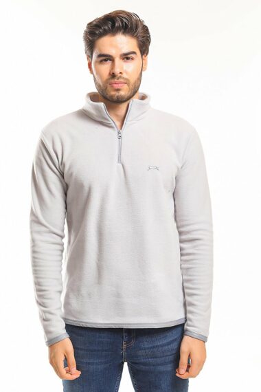 سویشرت زبپ دار  مردانه   SLAZENGER ST21WE038-200 ال سی وایکیکی