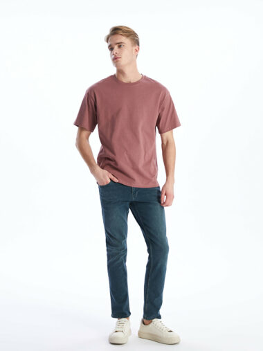 جین  مردانه اسلیم فیت  LCW Jeans S42481Z8 ال سی وایکیکی