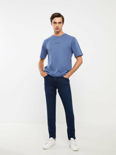 جین  مردانه اسلیم فیت  LCW Jeans S3KR89Z8 ال سی وایکیکی