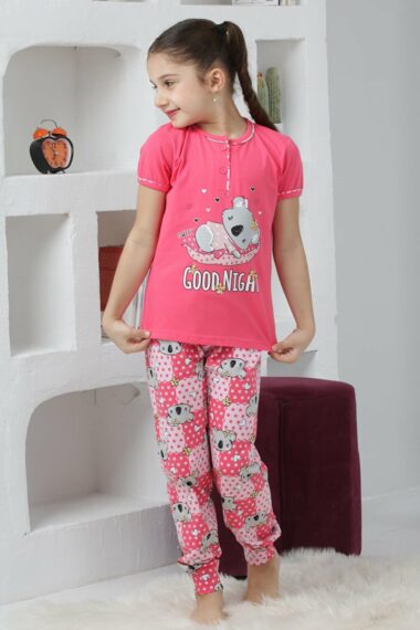 ست پیژامه  دخترانه فیت نرمال  Kapi Kids KPTP00011538 ال سی وایکیکی