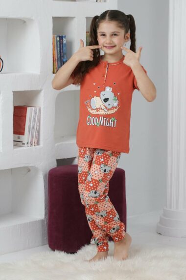 ست پیژامه  دخترانه فیت نرمال  Kapi Kids KPTP00011538 ال سی وایکیکی