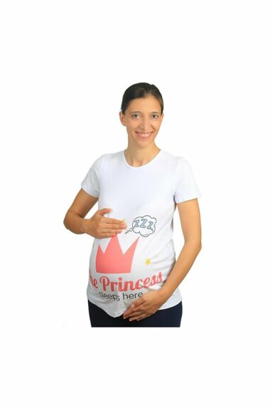 تی شرت  زنانه   Mummy's Baby MB-HAMILETSHIRT-PRIN ال سی وایکیکی