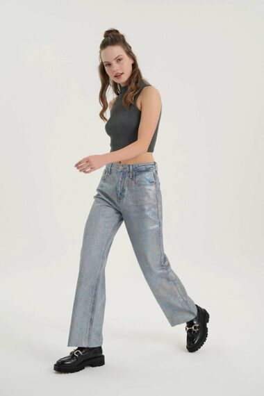 جین  زنانه راسته  CROSS JEANS C 4518-100 ال سی وایکیکی