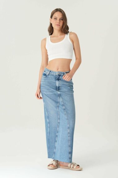 دامن  زنانه ریلکس  CROSS JEANS C 4532-055 ال سی وایکیکی