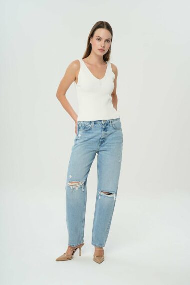 جین  زنانه مام استایل  CROSS JEANS C 4525-135 ال سی وایکیکی