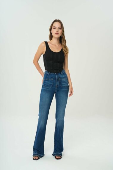 جین  زنانه اسپانیایی  CROSS JEANS C 4528-030 ال سی وایکیکی