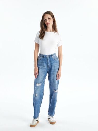 جین  زنانه بوی فرند  LCW Jeans S4KT20Z8 ال سی وایکیکی