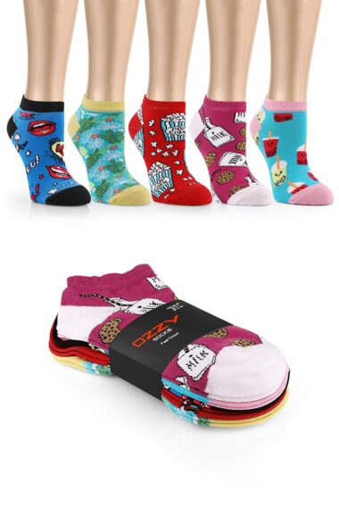 جوراب پاتیک  زنانه   OZZY SOCKS OSPACK1058 ال سی وایکیکی