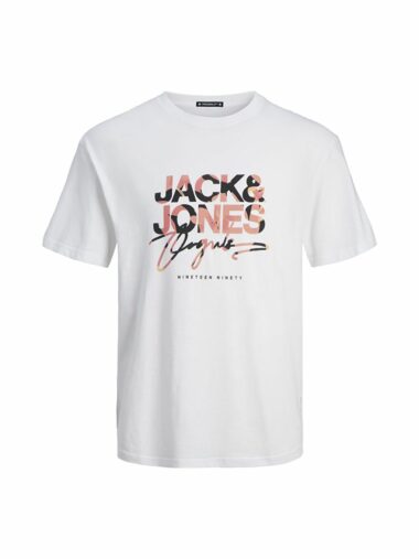 تی شرت آستین کوتاه مردانه ریلکس یقه گرد Jack & Jones 12255517 ال سی وایکیکی