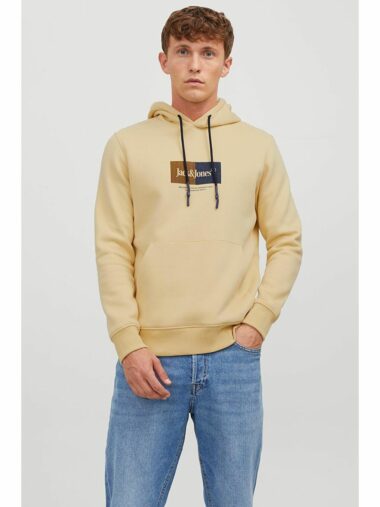 سویشرت آستین بلند مردانه رگولار کلاه دار Jack & Jones 12242197 ال سی وایکیکی