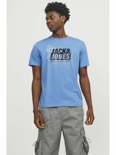 تی شرت آستین کوتاه مردانه رگولار یقه گرد Jack & Jones 12252376 ال سی وایکیکی