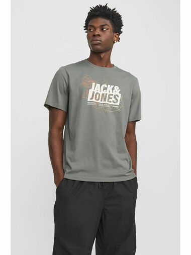 تی شرت آستین کوتاه مردانه رگولار یقه گرد Jack & Jones 12252376 ال سی وایکیکی