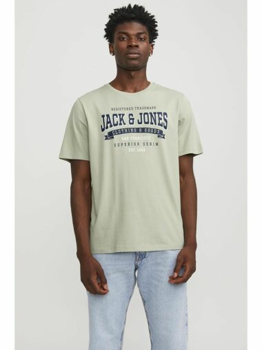 تی شرت آستین کوتاه مردانه رگولار یقه گرد Jack & Jones 12246690 ال سی وایکیکی