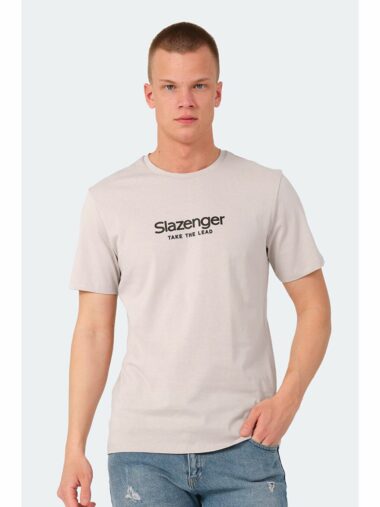 تی شرت آستین کوتاه مردانه رگولار یقه گرد SLAZENGER ST14TE111 ال سی وایکیکی