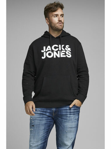 سویشرت هودی آستین بلند مردانه رگولار کلاه دار Jack & Jones 12163777 ال سی وایکیکی