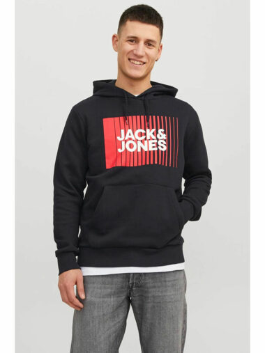 سویشرت هودی آستین بلند مردانه رگولار کلاه دار Jack & Jones 1223-3599 ال سی وایکیکی