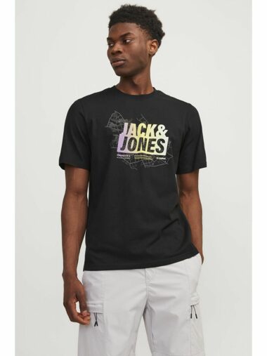 تی شرت آستین کوتاه مردانه رگولار یقه گرد Jack & Jones 12257908 ال سی وایکیکی