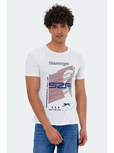 تی شرت آستین کوتاه مردانه  یقه گرد SLAZENGER ST13TE334-000 ال سی وایکیکی