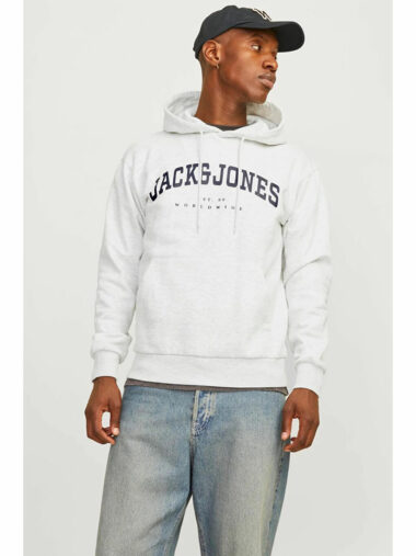 سویشرت هودی آستین بلند مردانه ریلکس کلاه دار Jack & Jones 12256521 ال سی وایکیکی