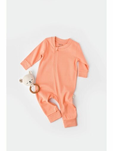 آستین بلند نوزاد دختر رگولار یقه هفت BabyCosy Organic Wear CSY3038 ال سی وایکیکی