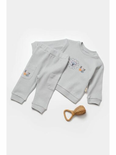 آستین بلند نوزاد دختر  یقه گرد BabyCosy Organic Wear csyw1024 ال سی وایکیکی